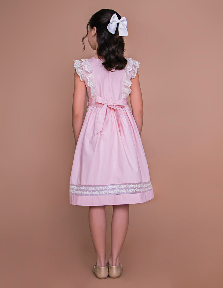 Vestido Infantil Meghan Rosa