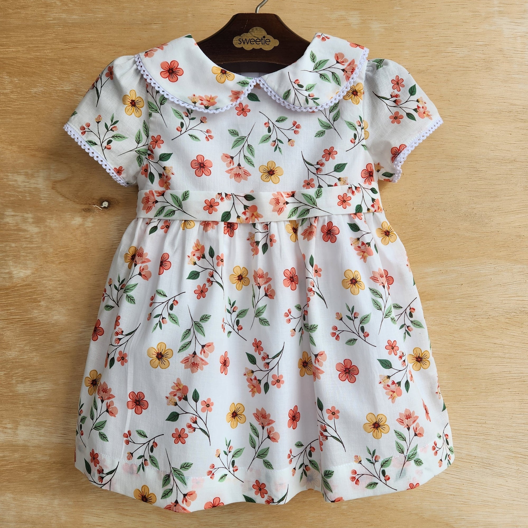 Vestido Bebê Provence Nina Branco