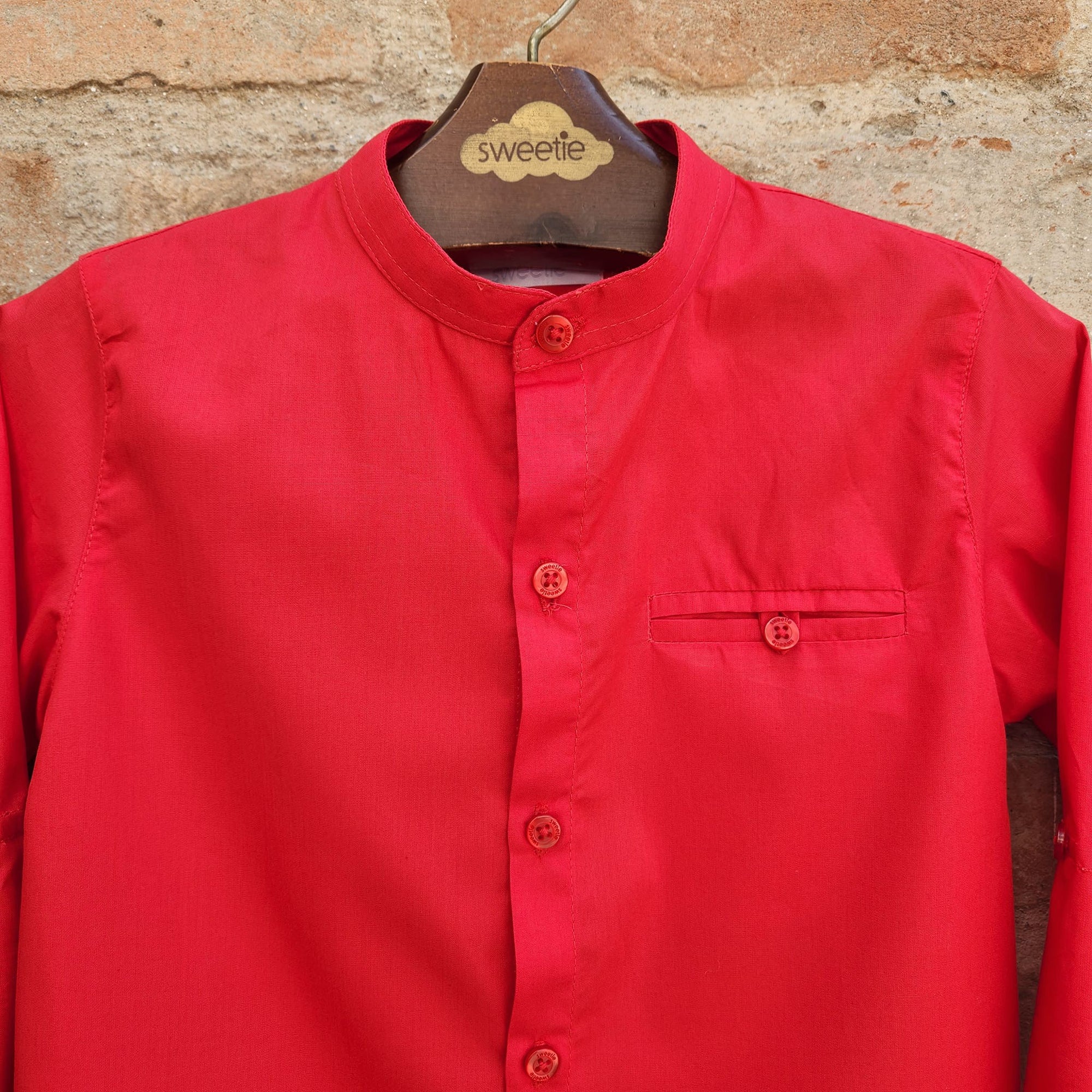 Camisa Infantil Lucca Vermelho
