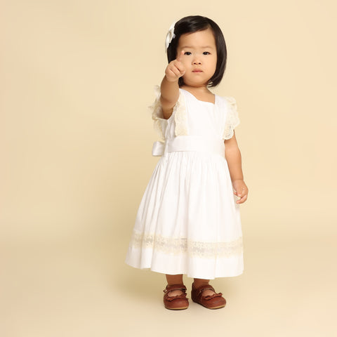 Vestido Bebê Meghan Branco