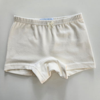 Calcinha Boxer Infantil Sweetie Off White