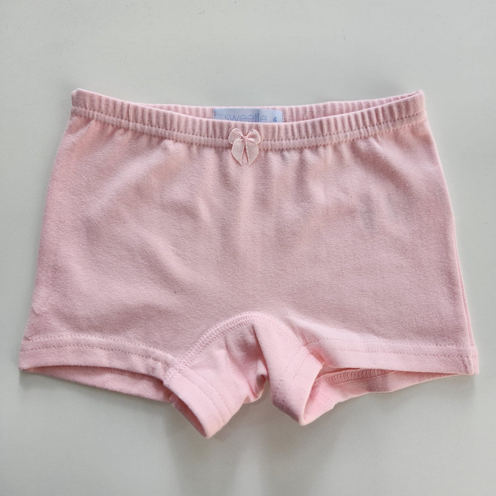 Calcinha Boxer Infantil Sweetie Rosa