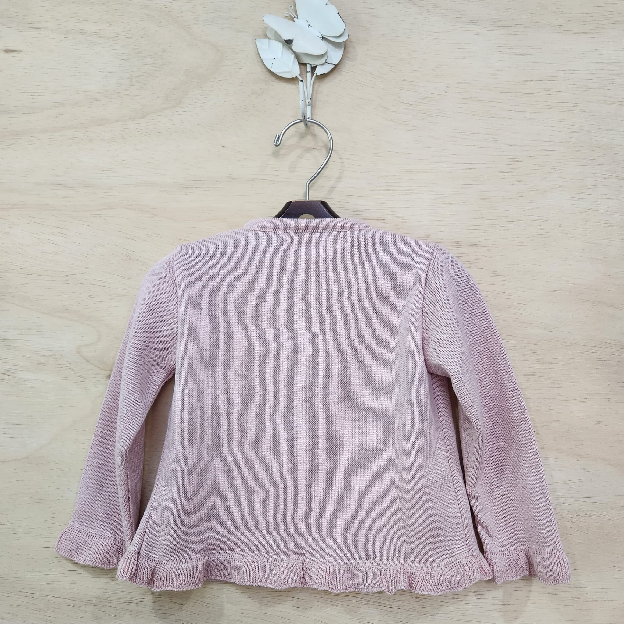 Casaqueto de Tricot Bebê Lorena Rosé