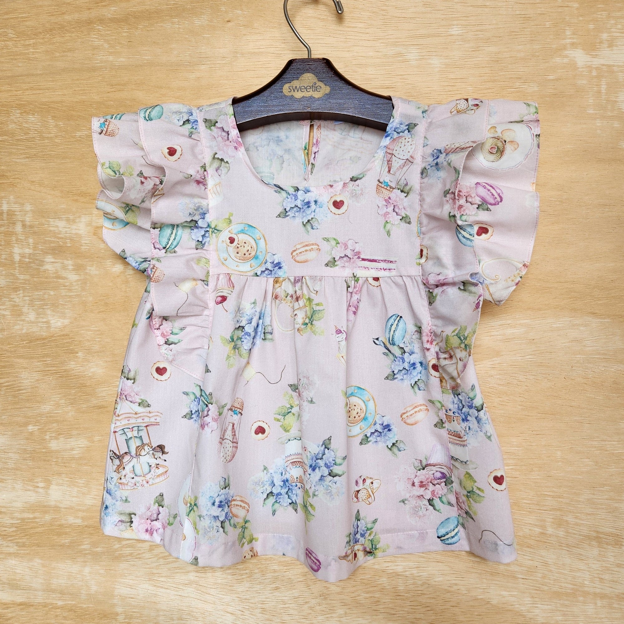 Blusa Bata Infantil Eduarda Pâtisserie