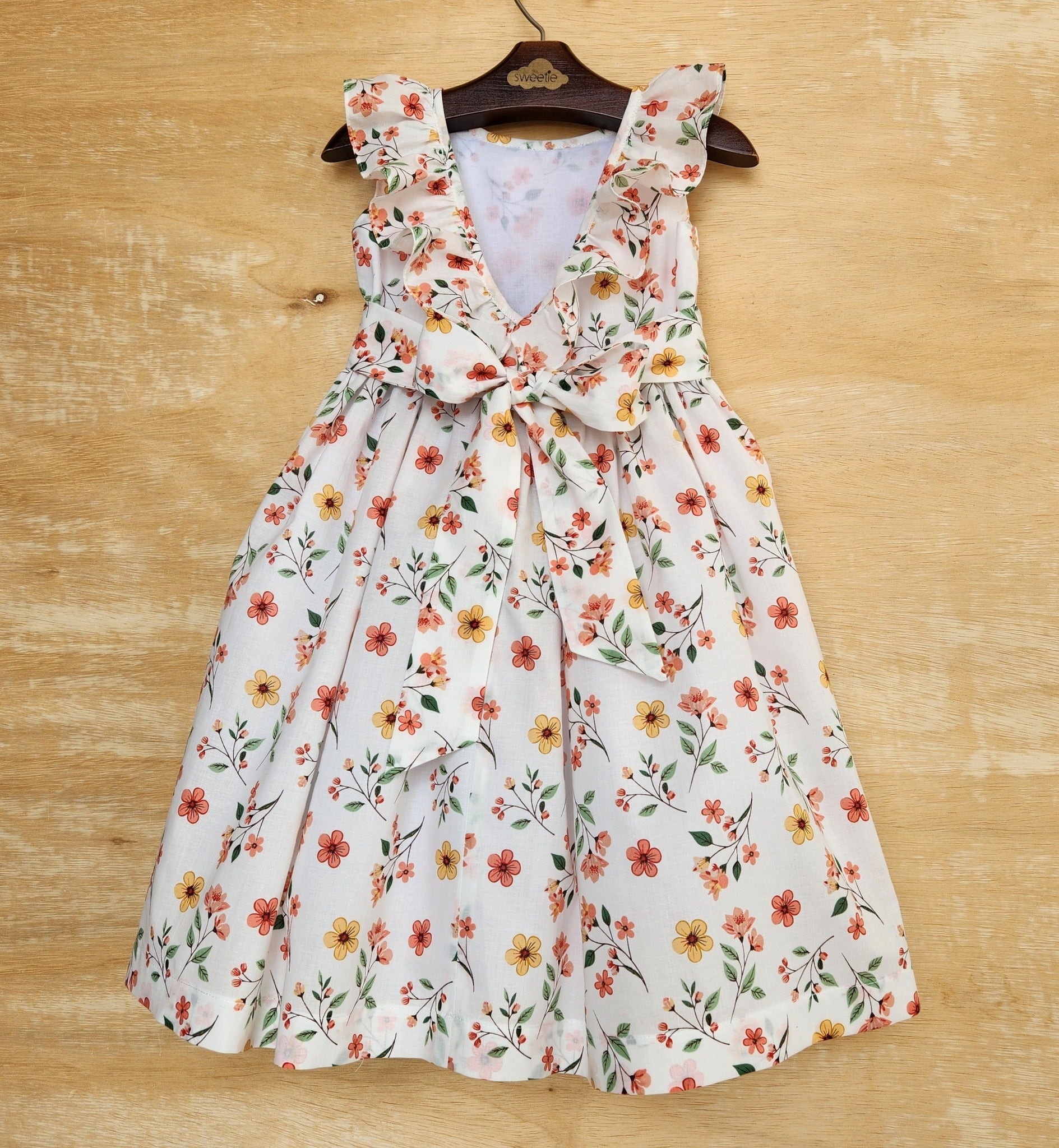 Vestido Infantil Babado Provence Branco