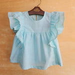 Blusa Bata Infantil Eduarda Verde