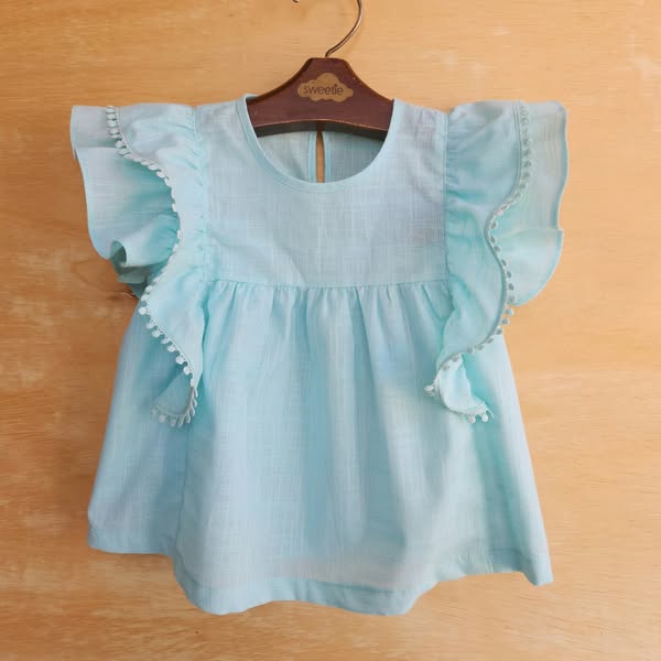 Blusa Bata Infantil Eduarda Verde