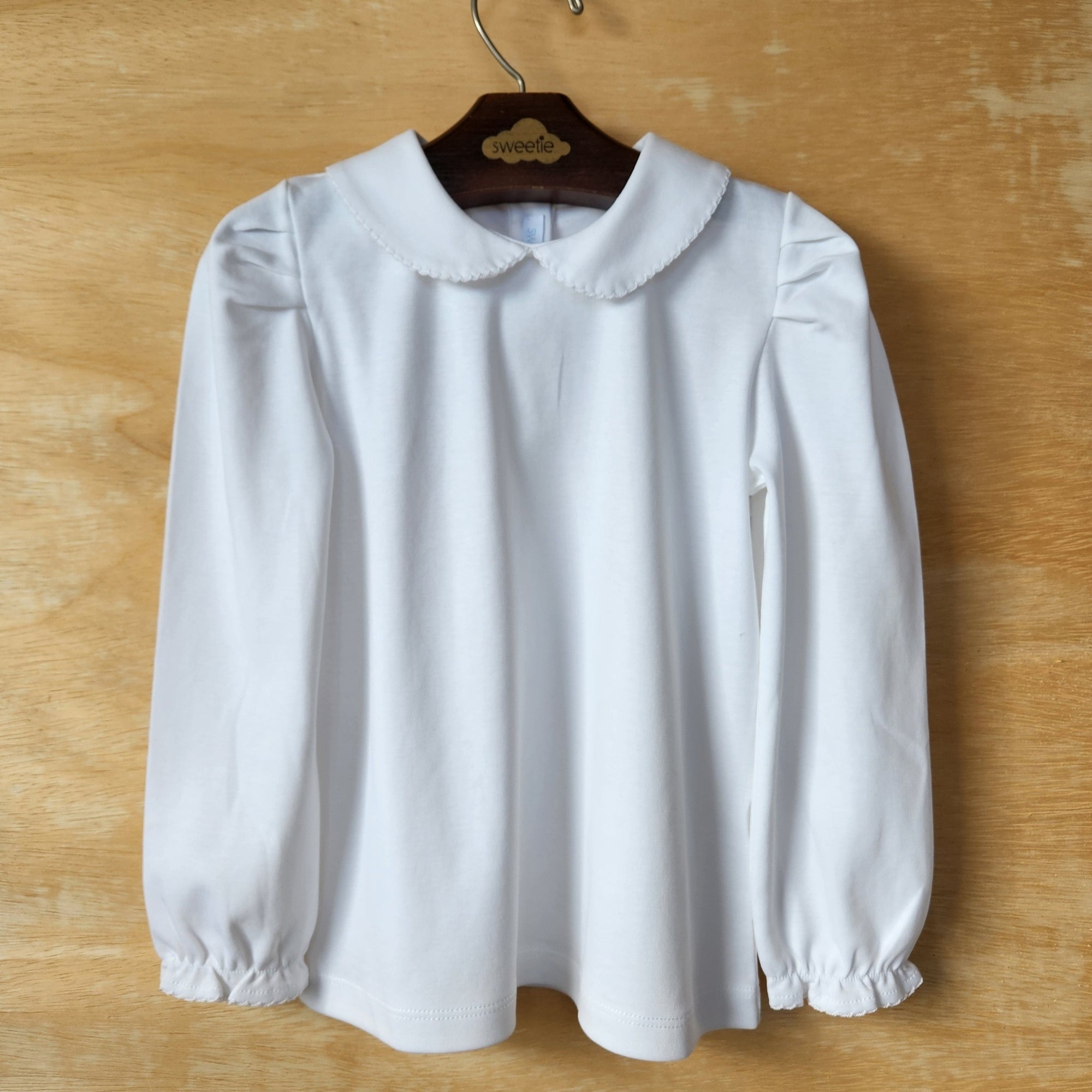 Camiseta Manga Longa Feminina Sweetie Branca