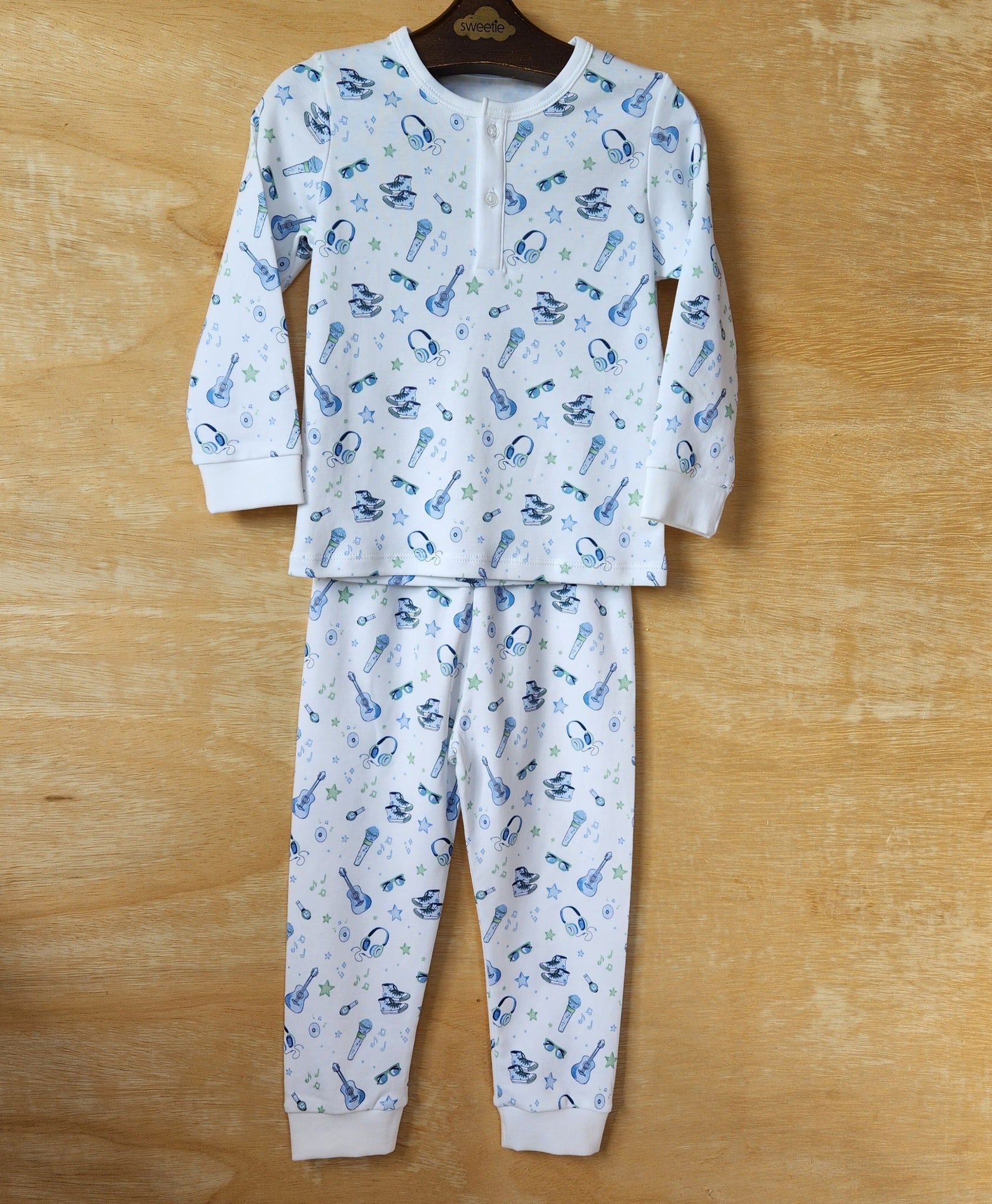 Pijama Menino Camisa e Calça ML Rockstar