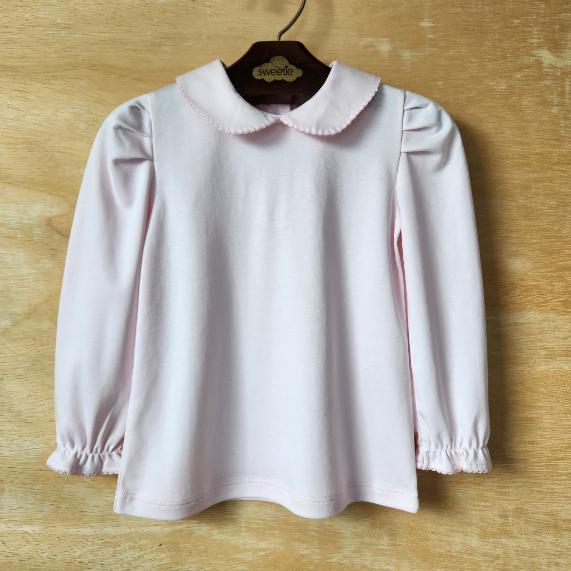 Camiseta Infantil Manga Longa Sweetie Rosa