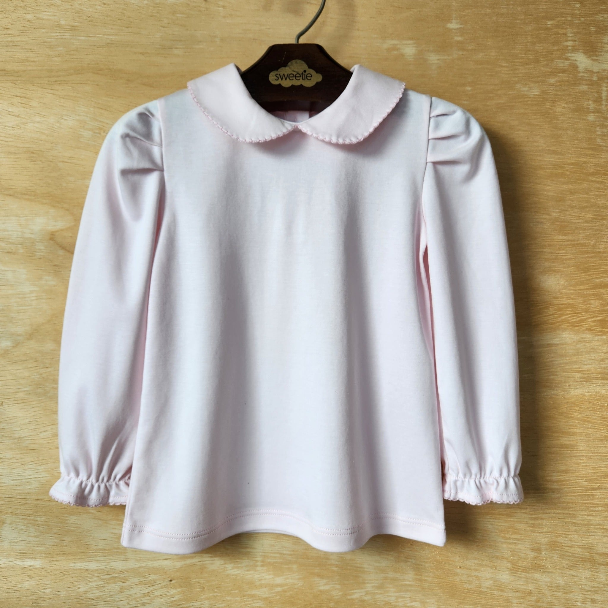 Camiseta Infantil Manga Longa Sweetie Rosa