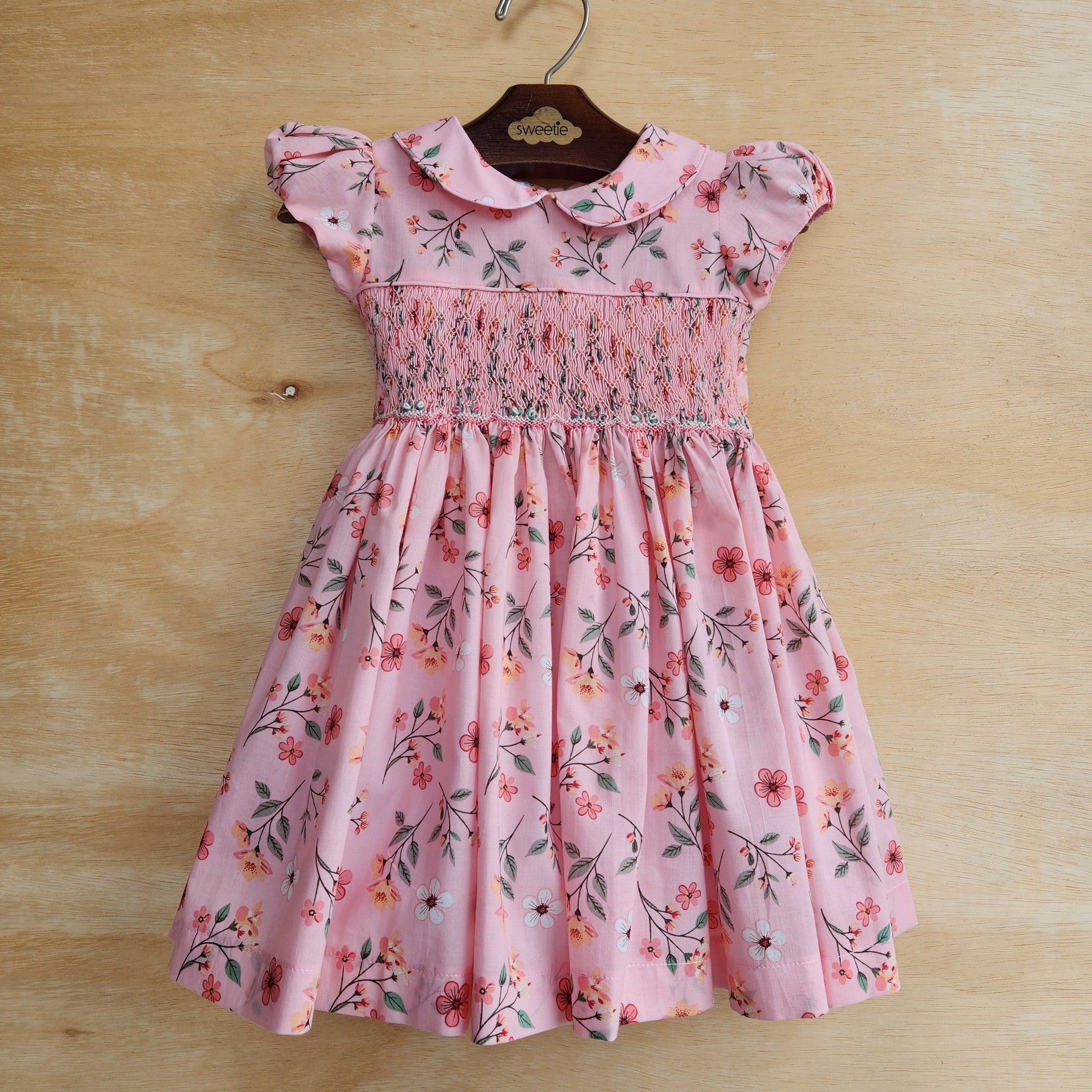 Vestido Bordado Infantil Clara Provence Rosa