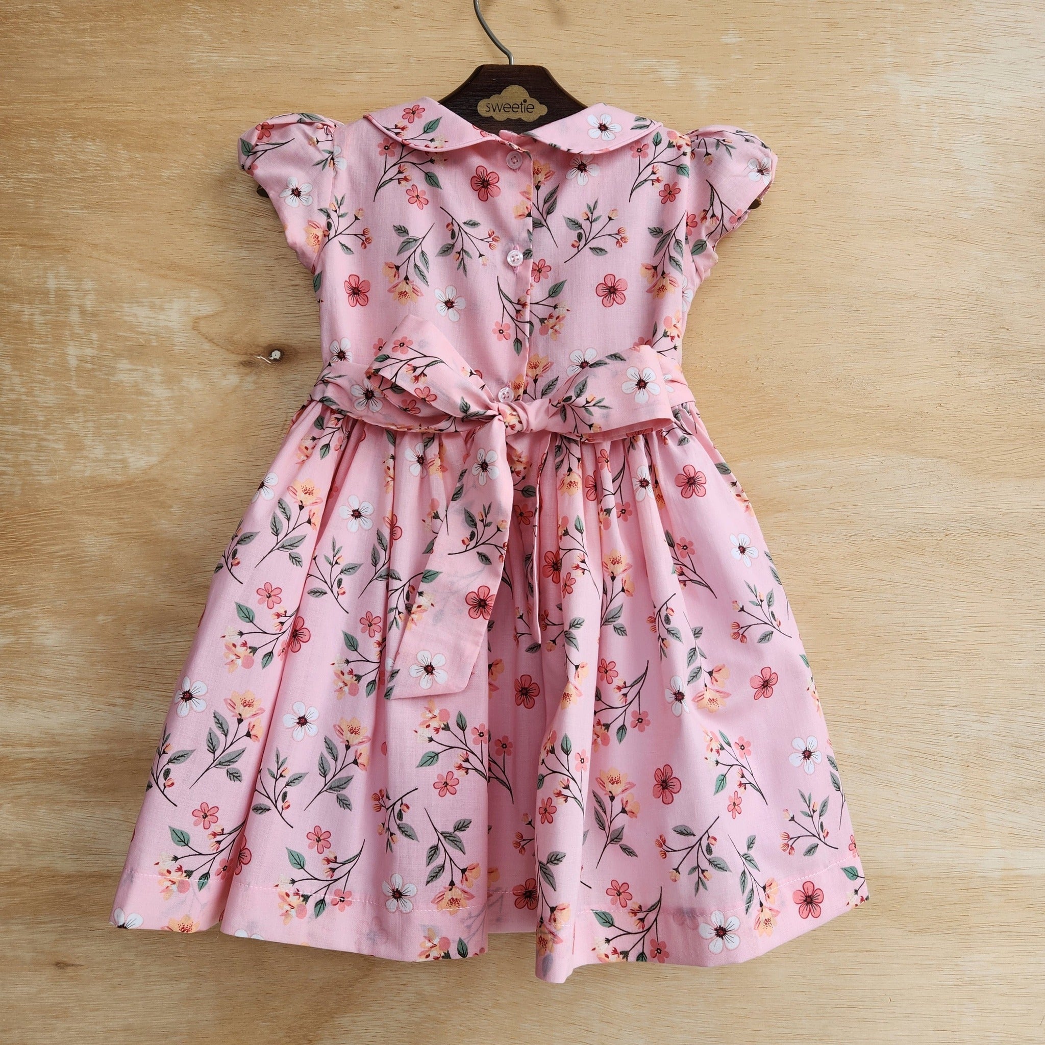 Vestido Bordado Infantil Clara Provence Rosa