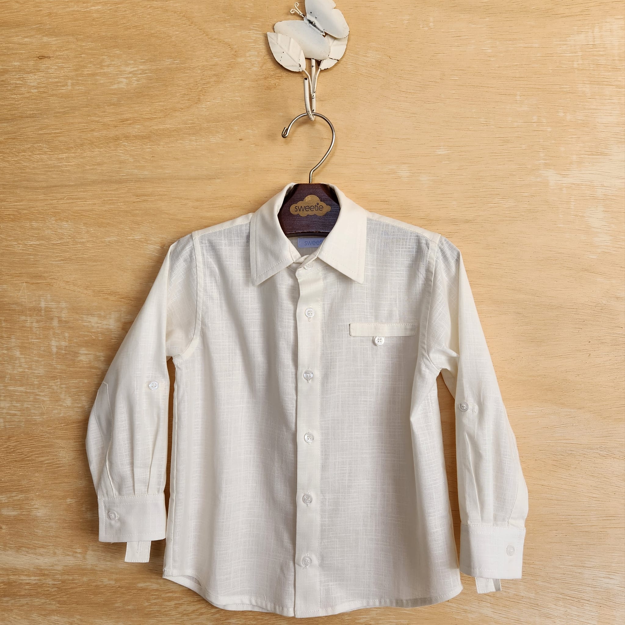 Camisa Infantil Scott Off White