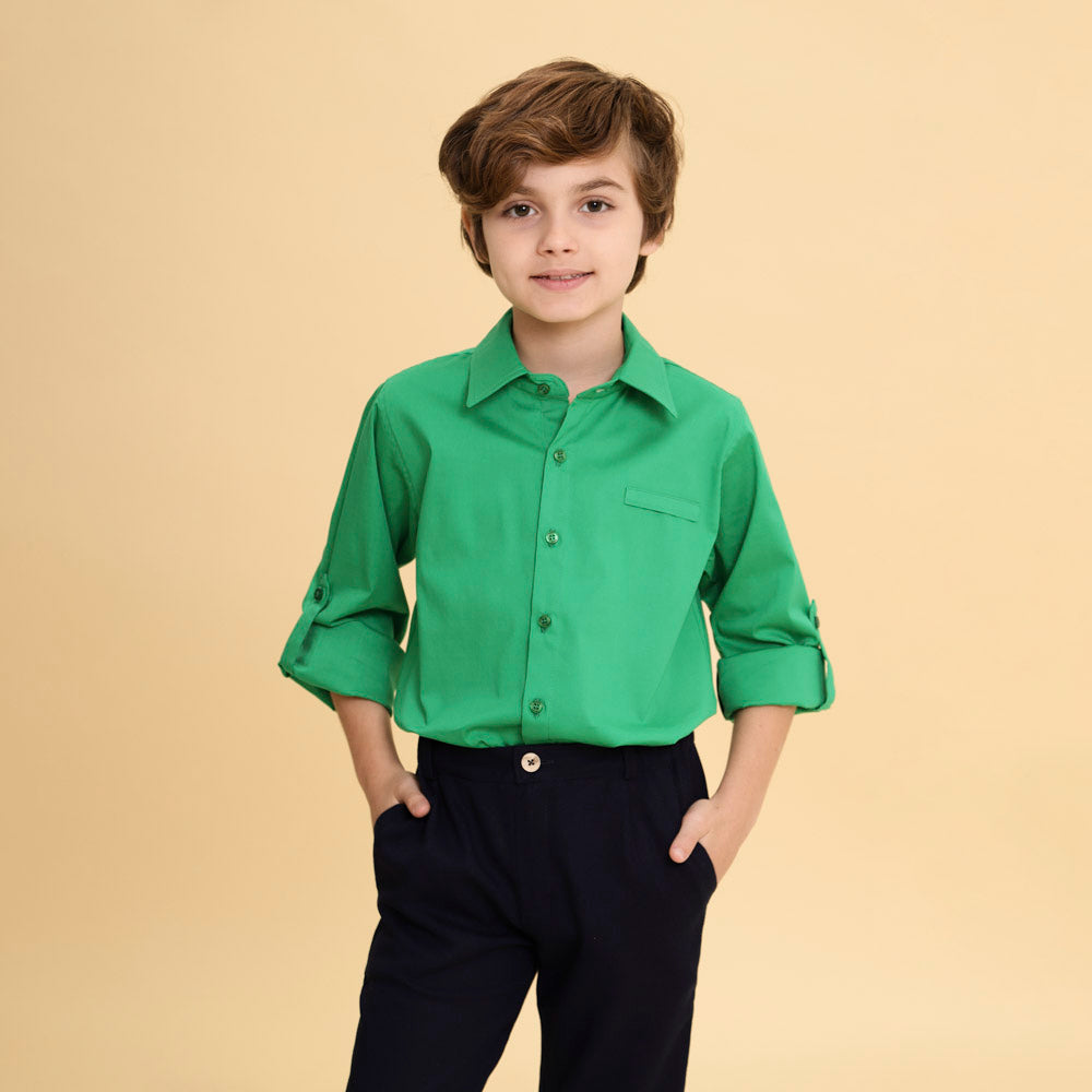 Camisa Infantil Scott Verde