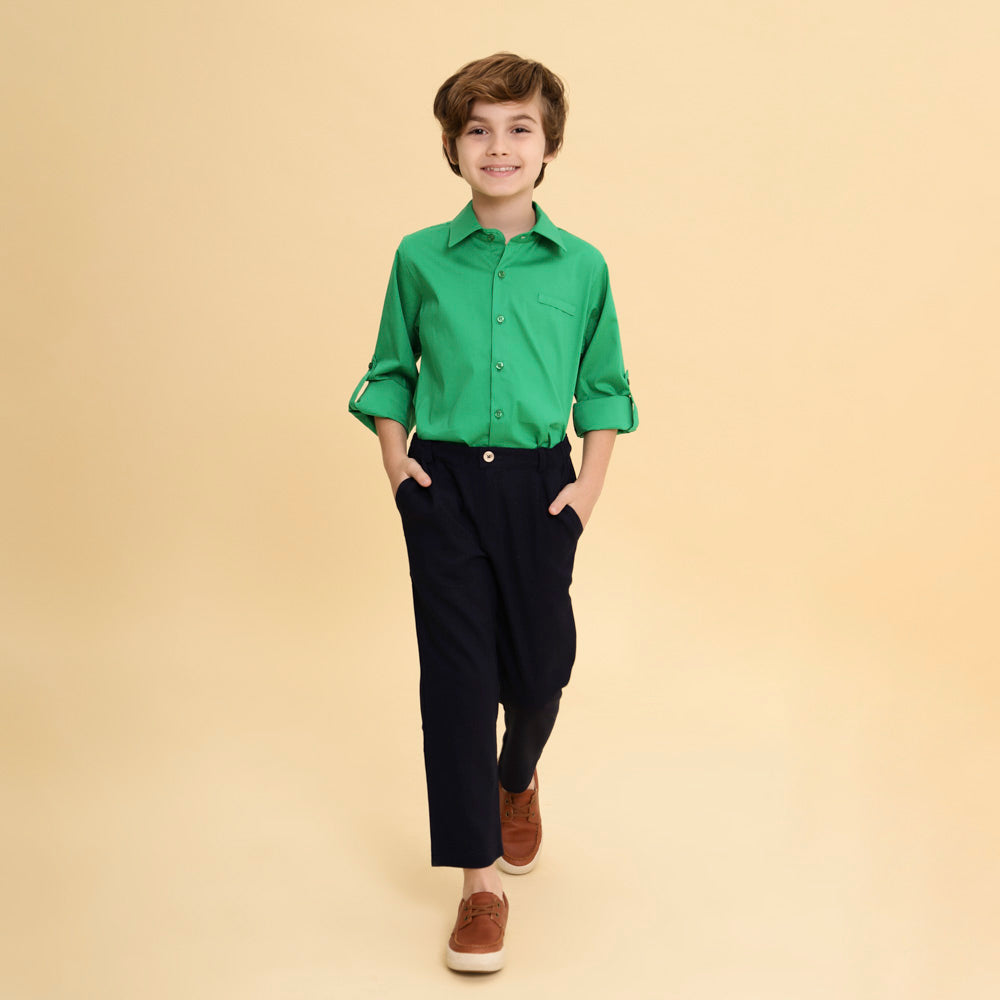 Camisa Infantil Scott Verde