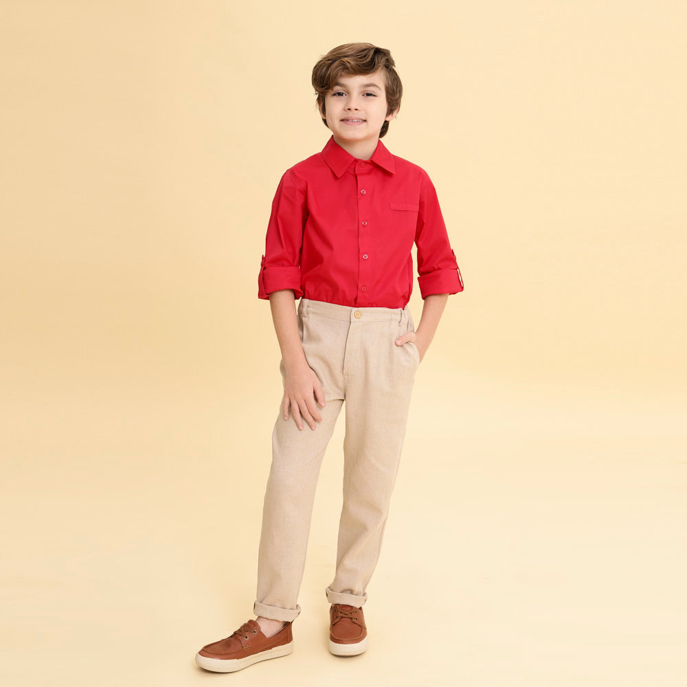 Camisa Infantil Scott Vermelho