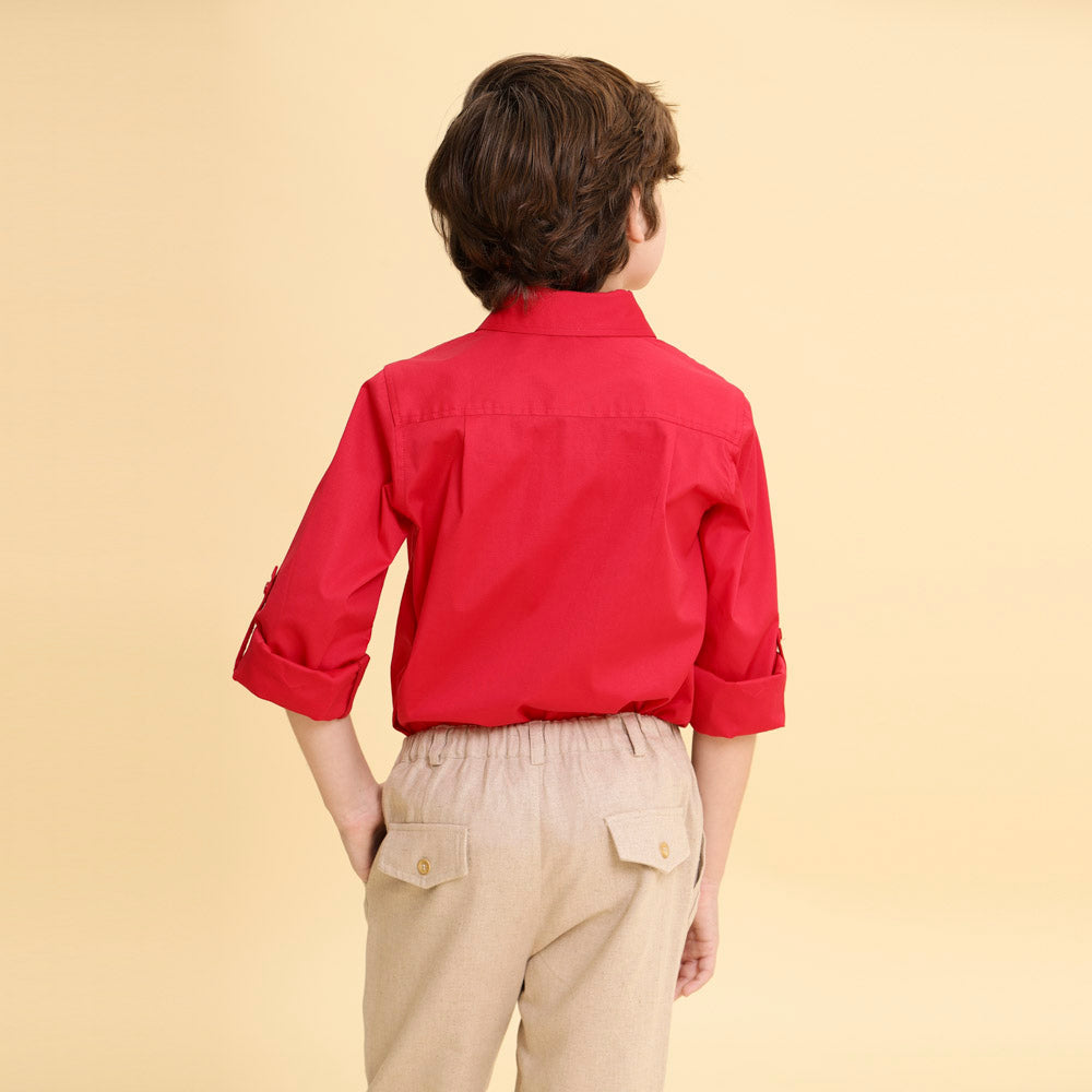 Camisa Infantil Scott Vermelho