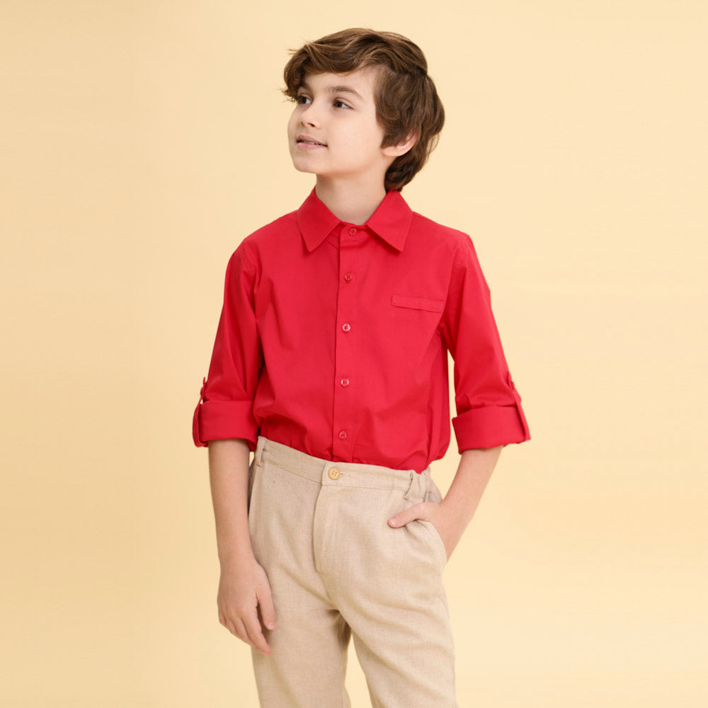 Camisa Infantil Scott Vermelho