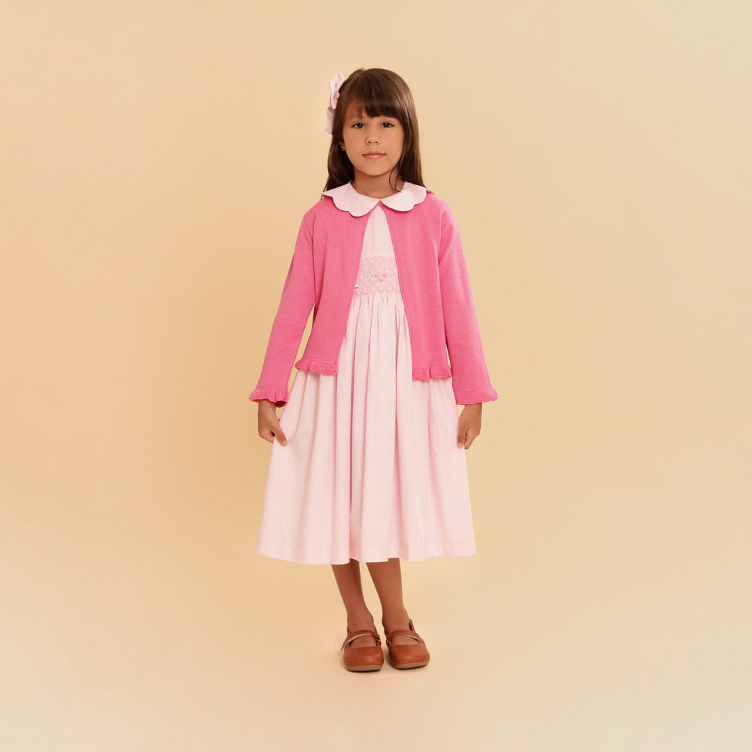 Casaqueto de Tricot Infantil Lorena Pink