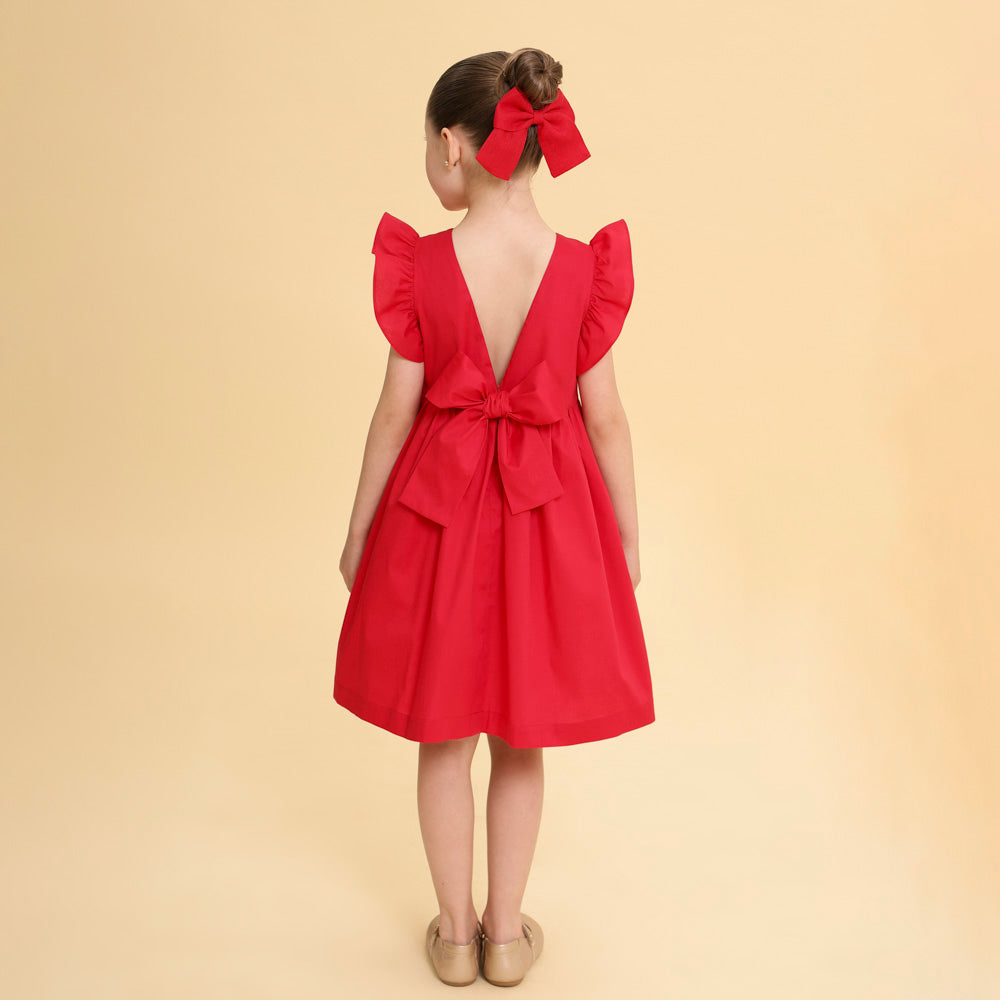 Vestido Infantil Néva Vermelho