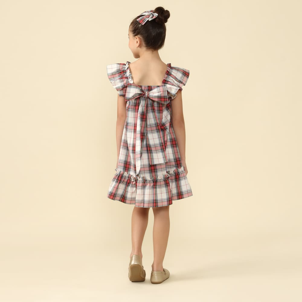 Vestido Natal Infantil Bolonha Xadrez