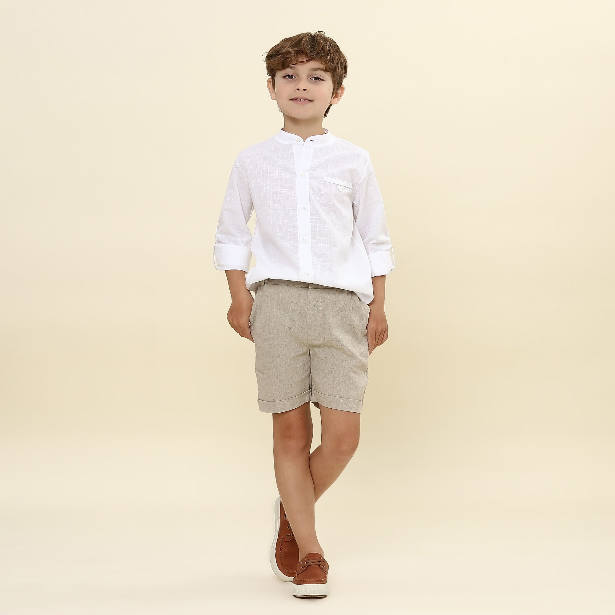 Camisa Infantil Lucca Branca