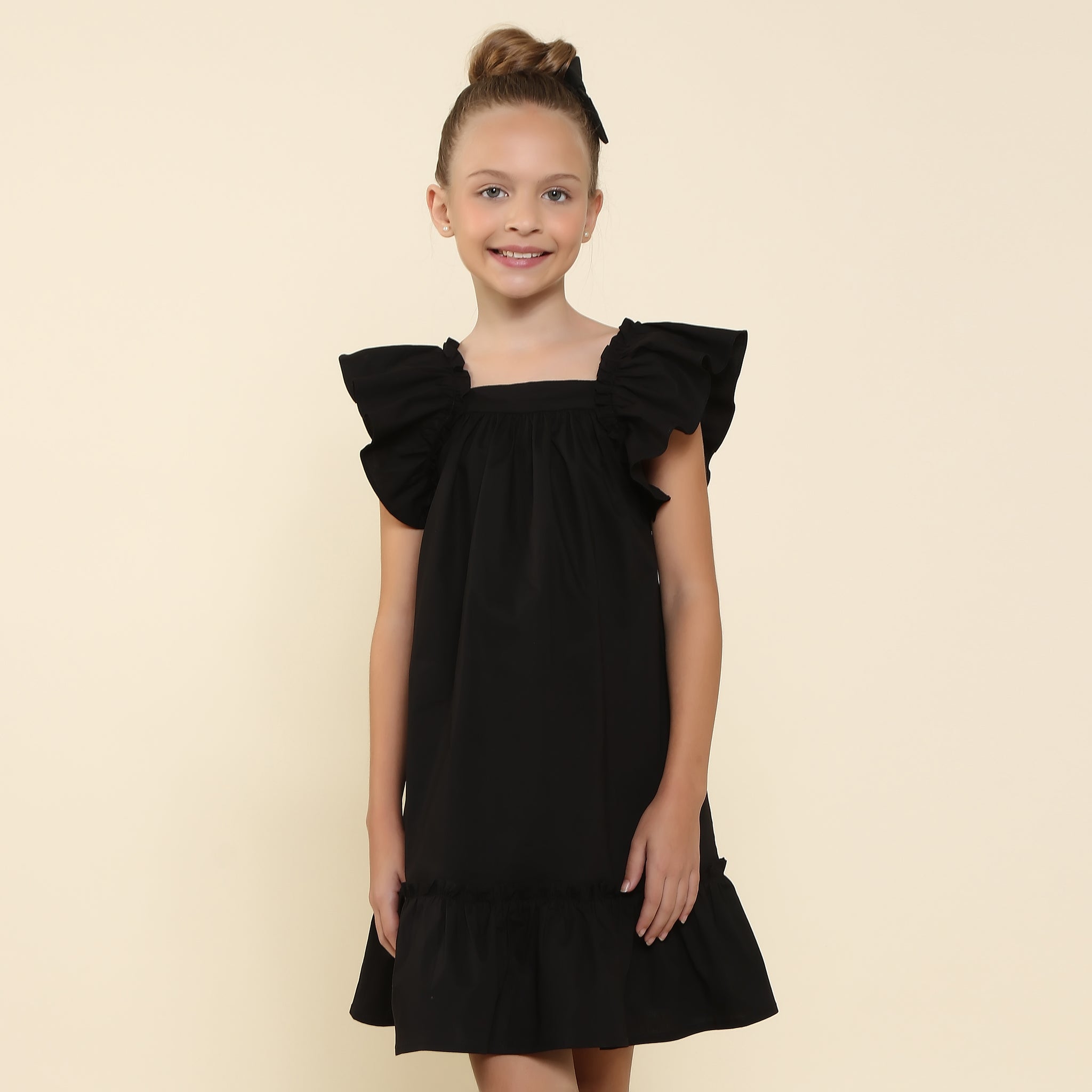 Vestido Infantil Bolonha Preto