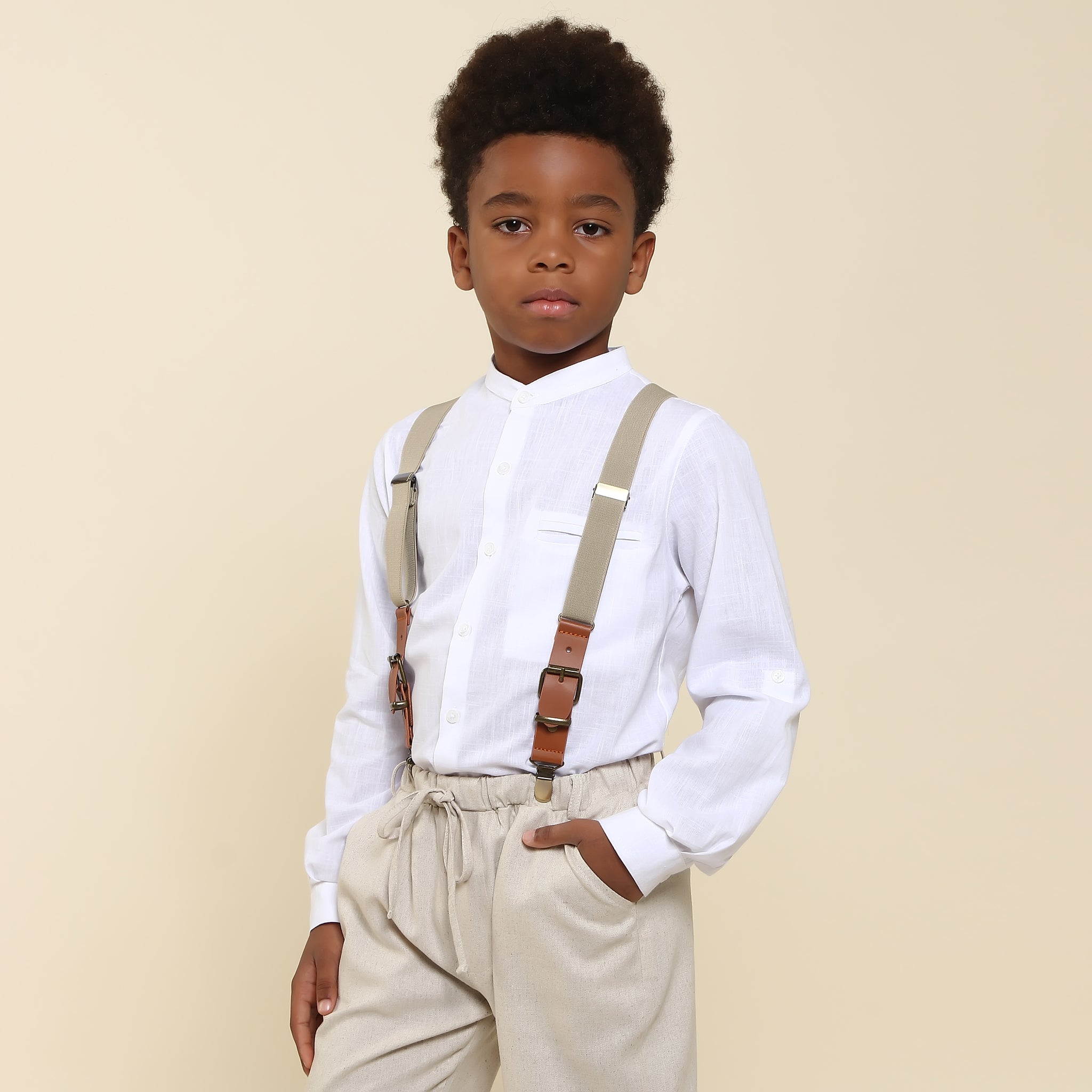 Calça Infantil Arthur Areia