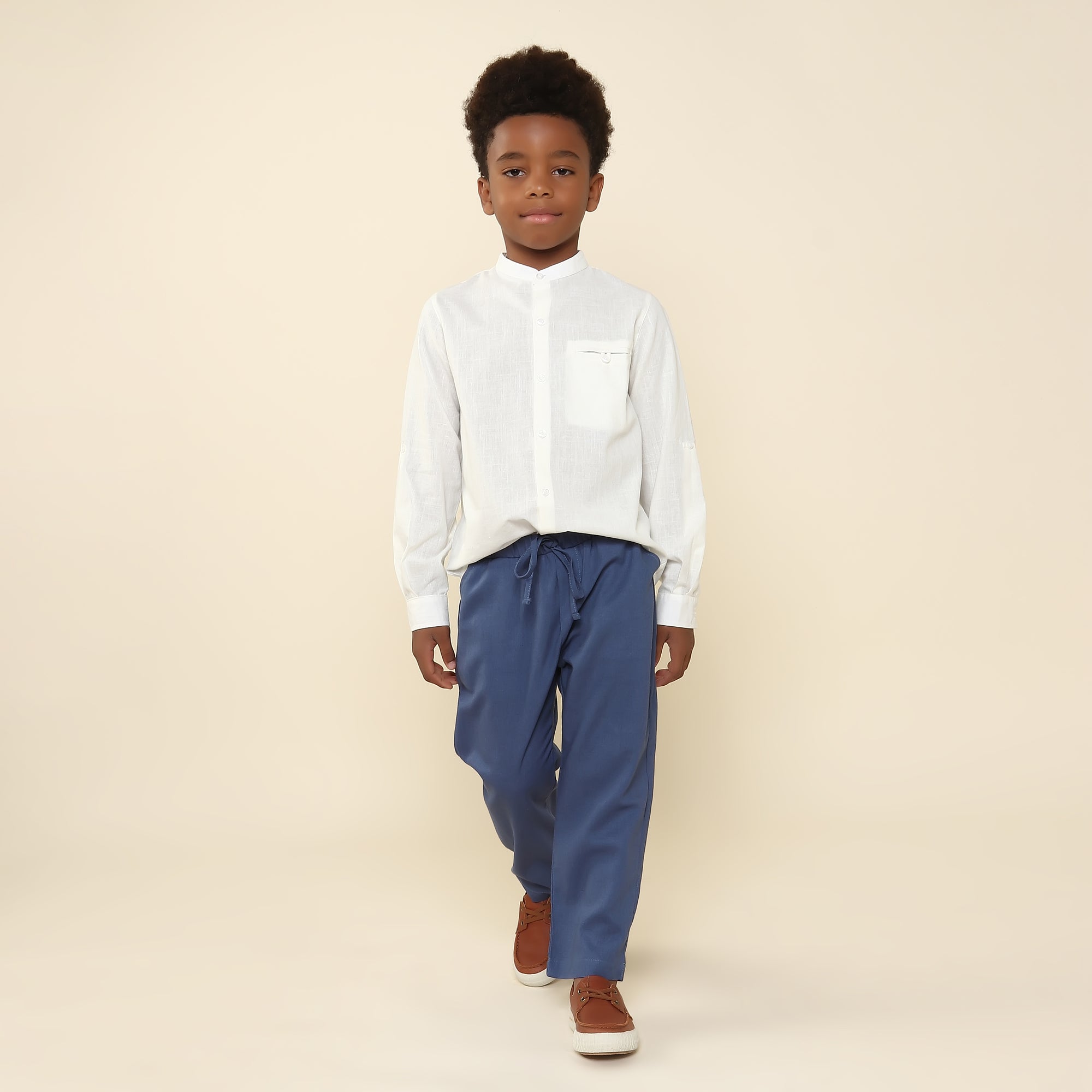 Camisa Infantil Lucca Off White