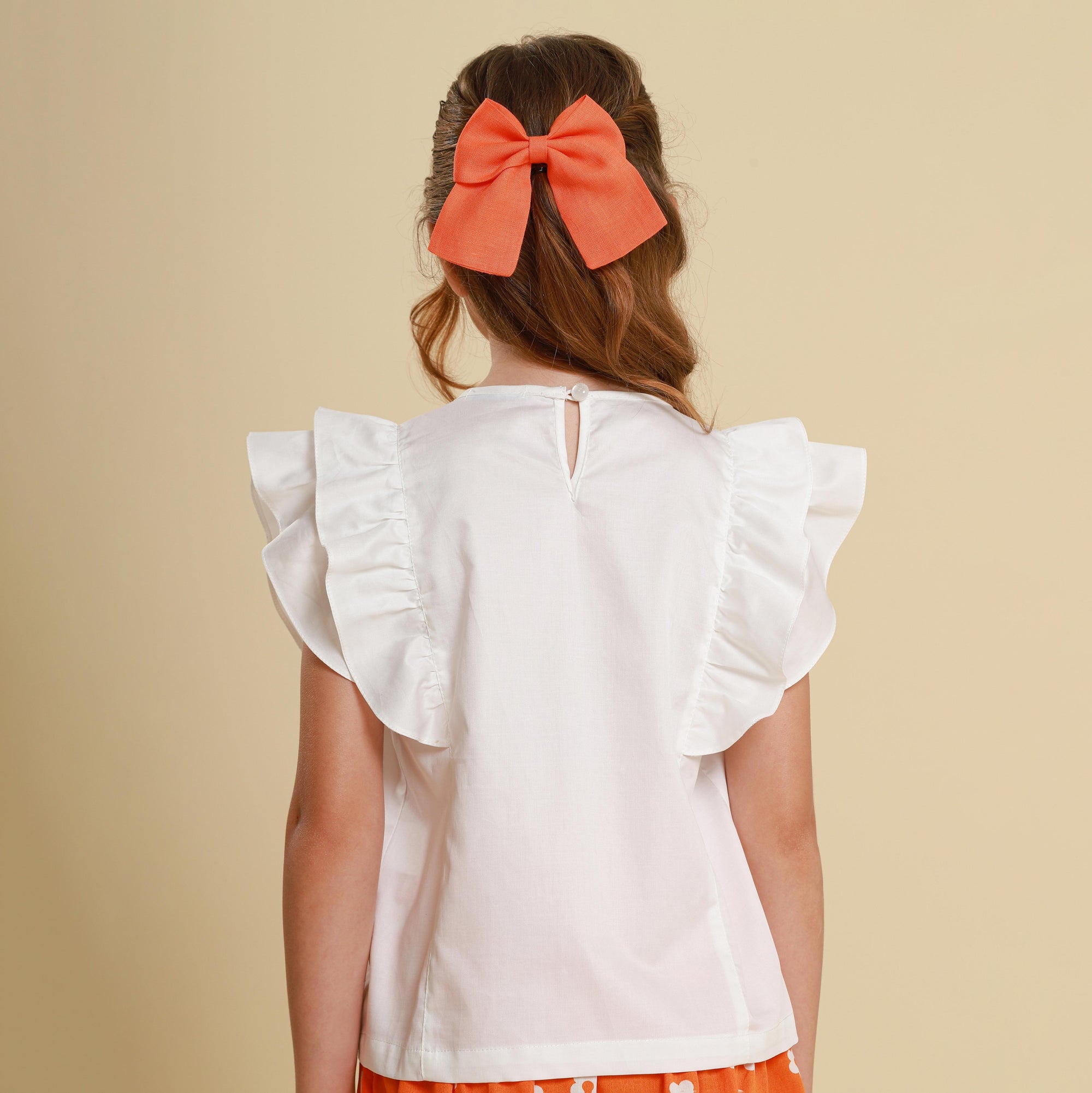 Blusa Bata Infantil Eduarda Branca