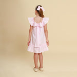 Vestido Infantil Bolonha Rosa Bebê