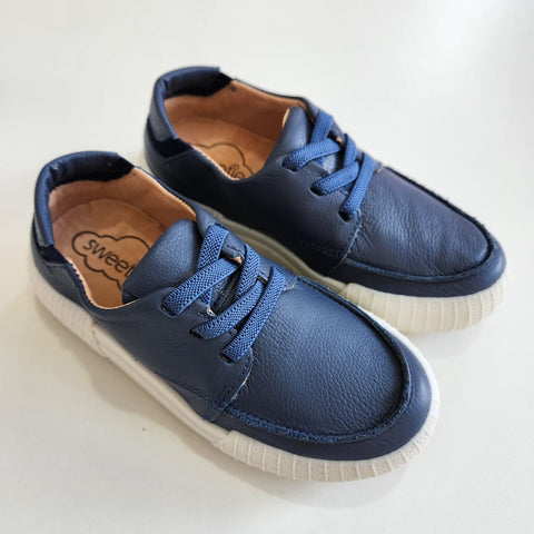Sapato Menino Cadarço Azul