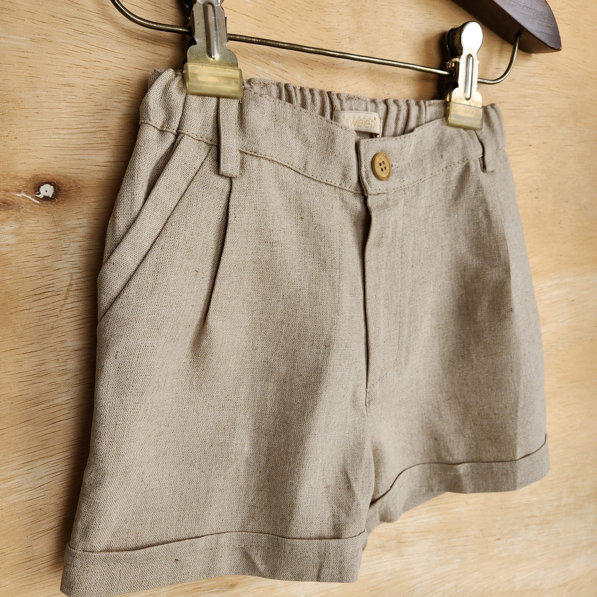 Shorts Infantil de Linho Savana