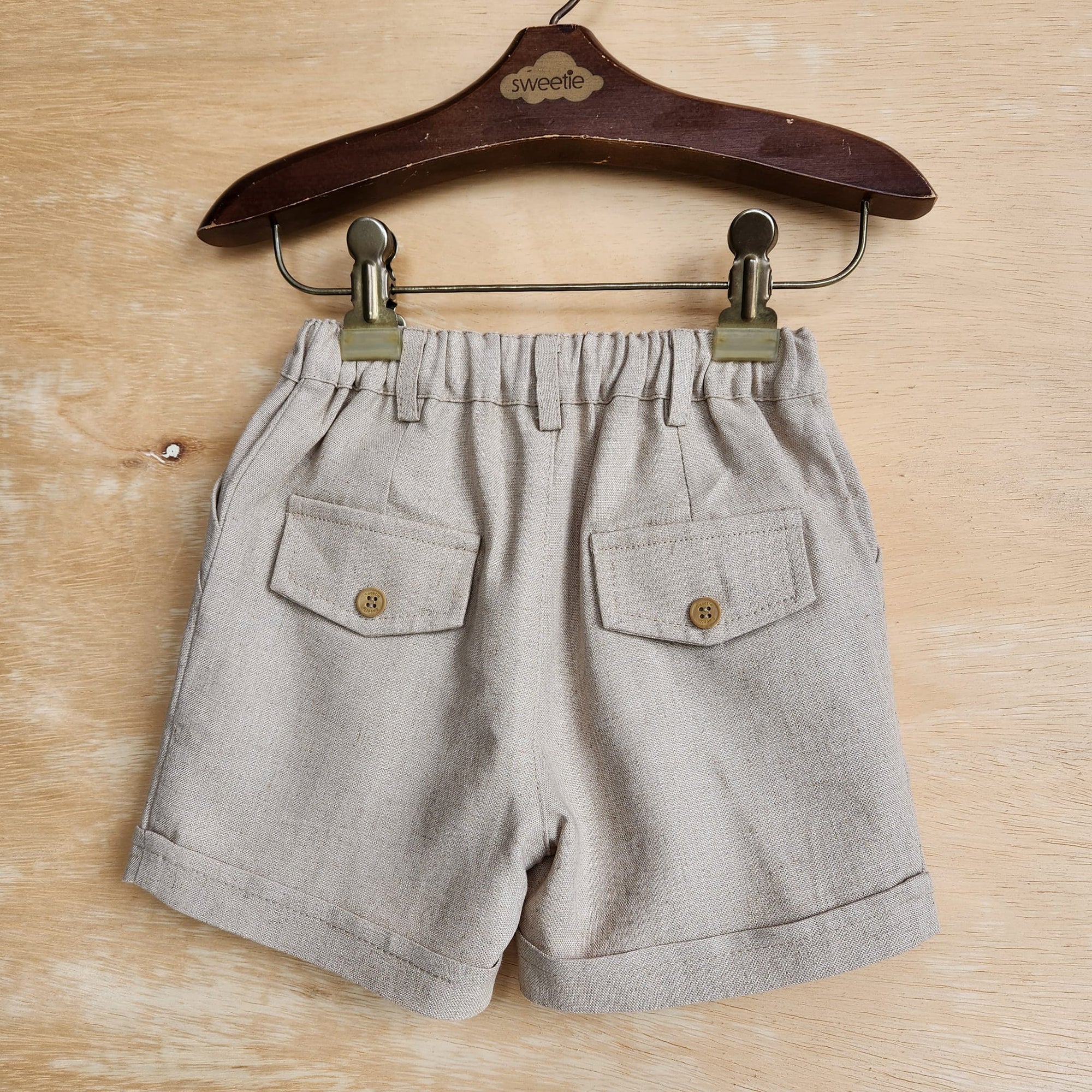 Shorts Infantil de Linho Savana