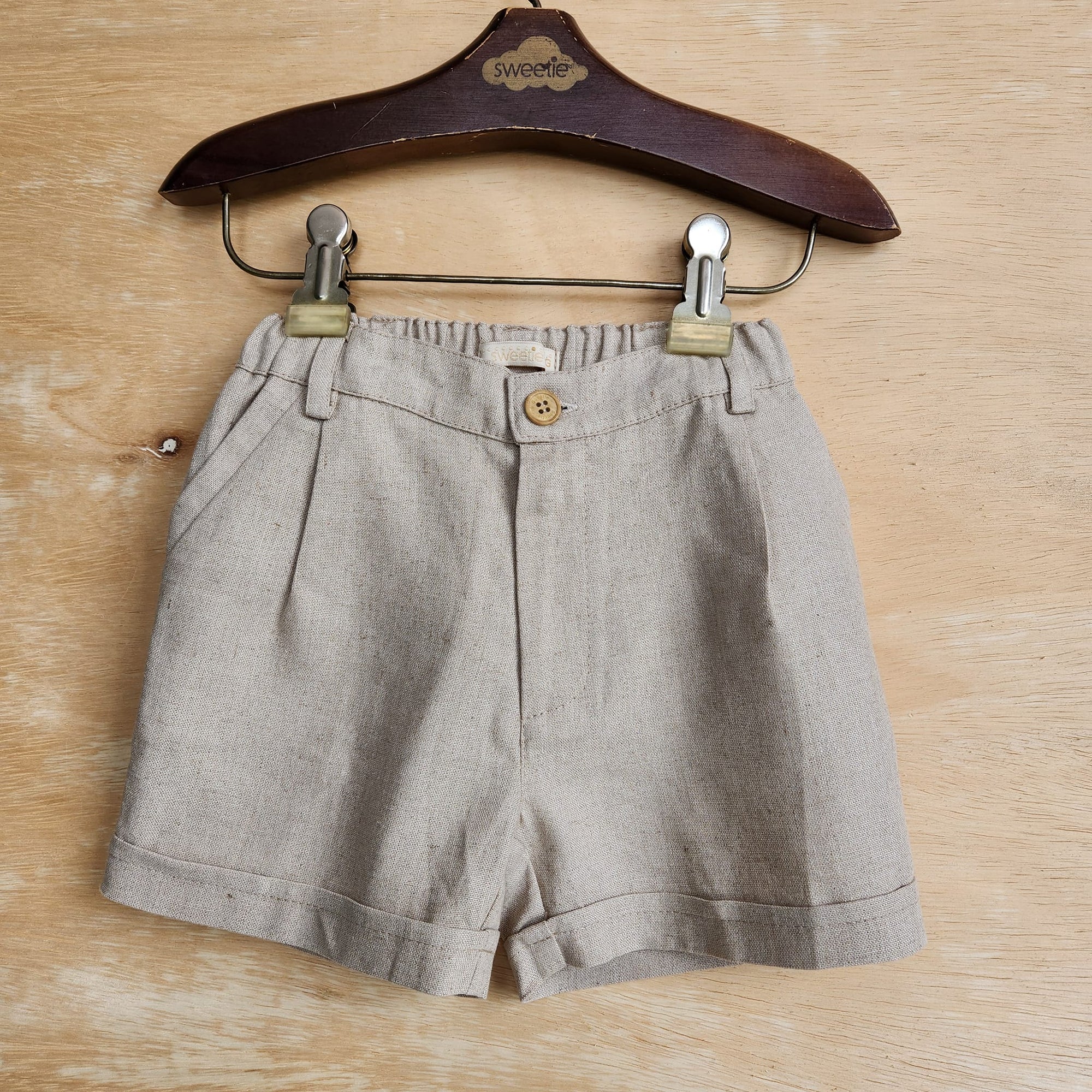 Shorts Infantil de Linho Savana