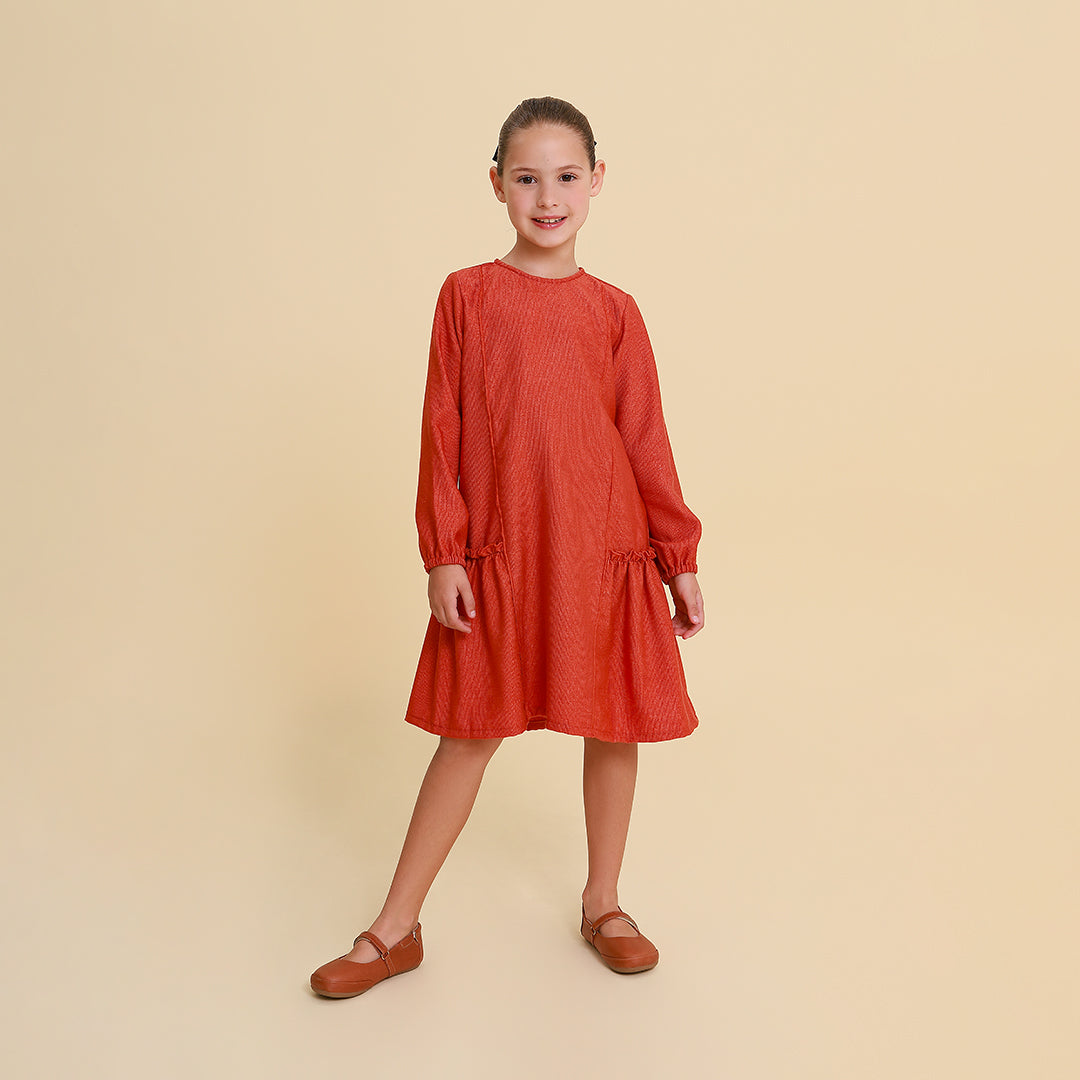 Vestido Infantil Verona Cerâmica