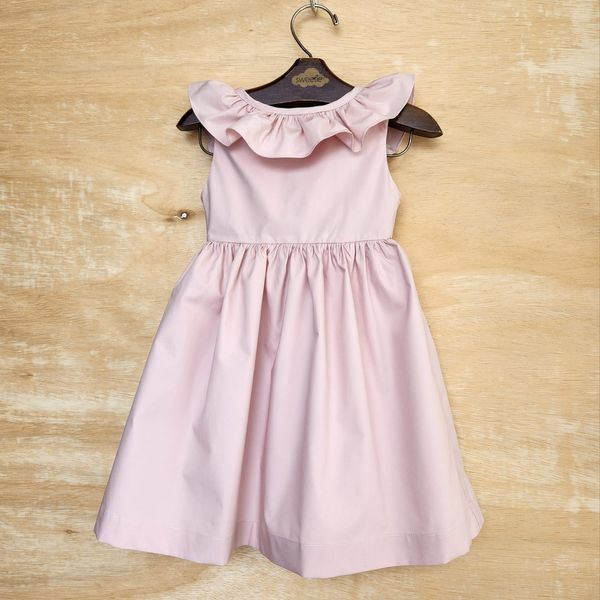 Vestido Bebê Babado Rosa