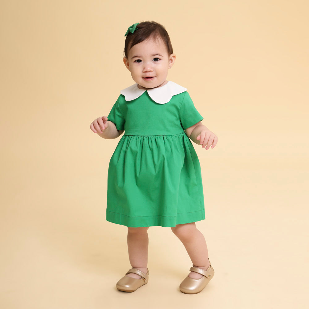 Vestido Bebê Florença Verde