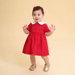 Vestido Bebê Florença Vermelho