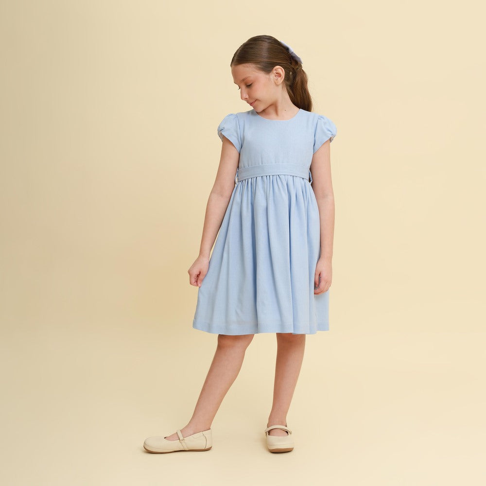 Vestido Infantil Graça Azul
