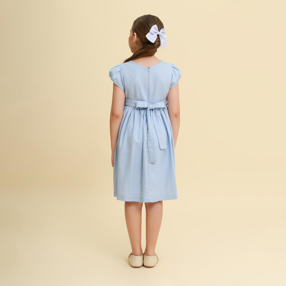 Vestido Infantil Graça Azul