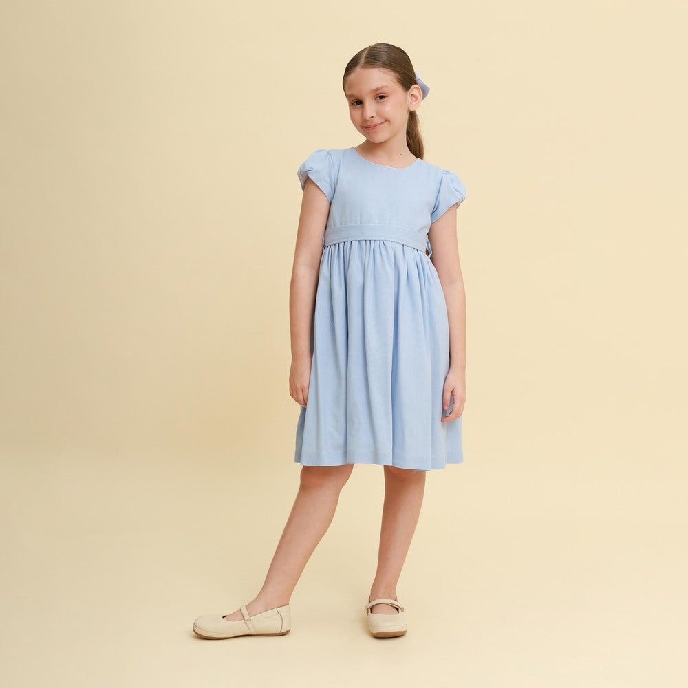 Vestido Infantil Graça Azul