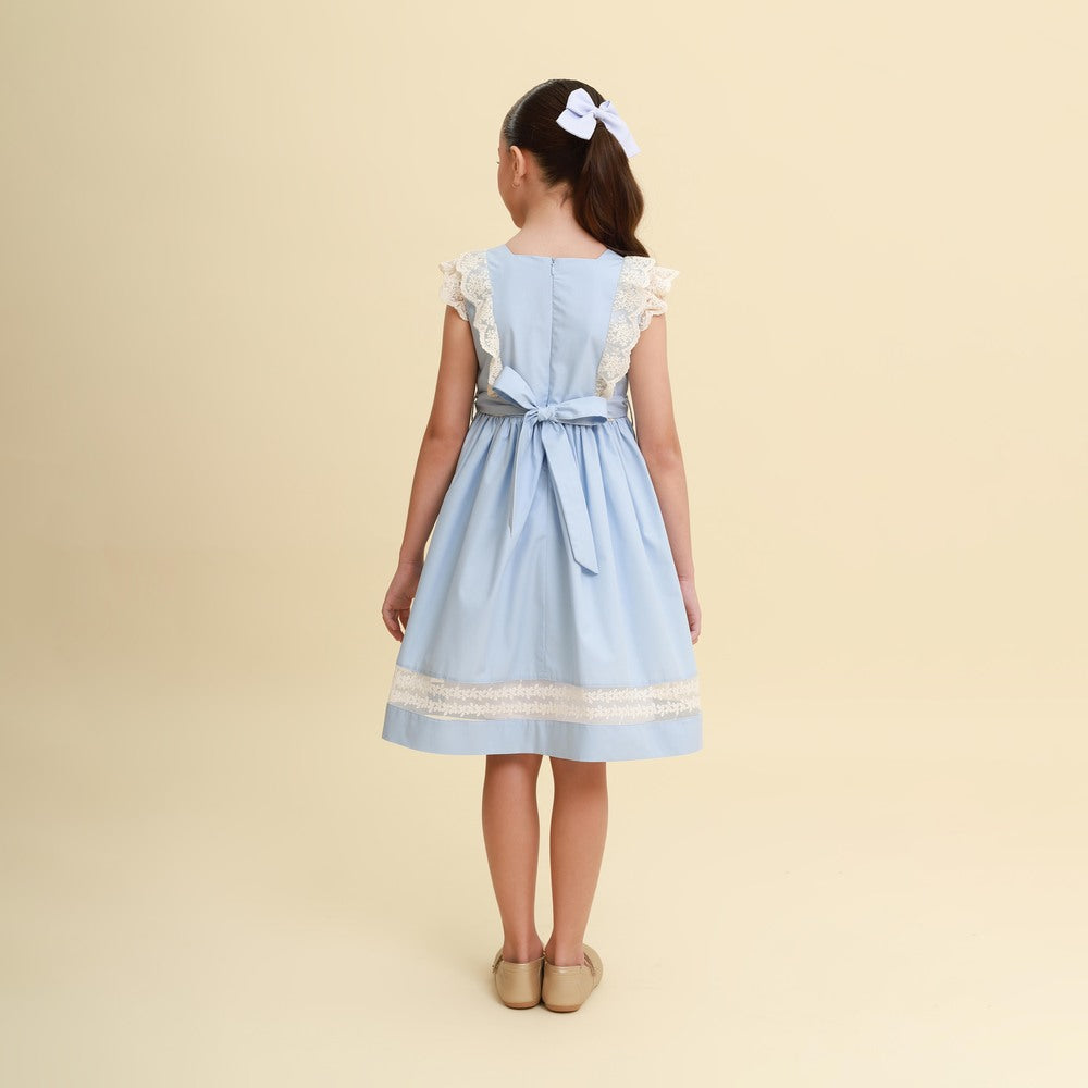 Vestido Infantil Meghan Azul