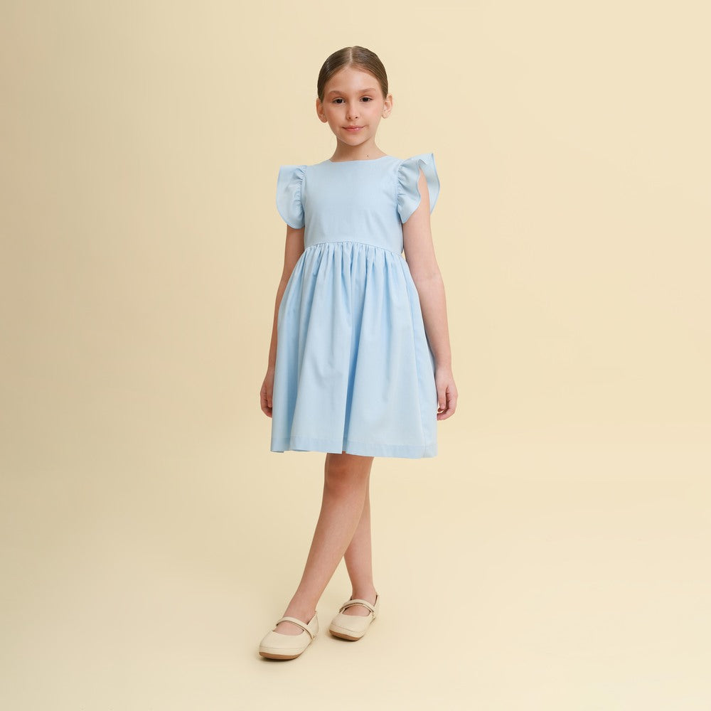 Vestido Infantil Néva Azul