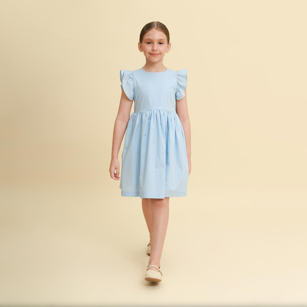 Vestido Infantil Néva Azul