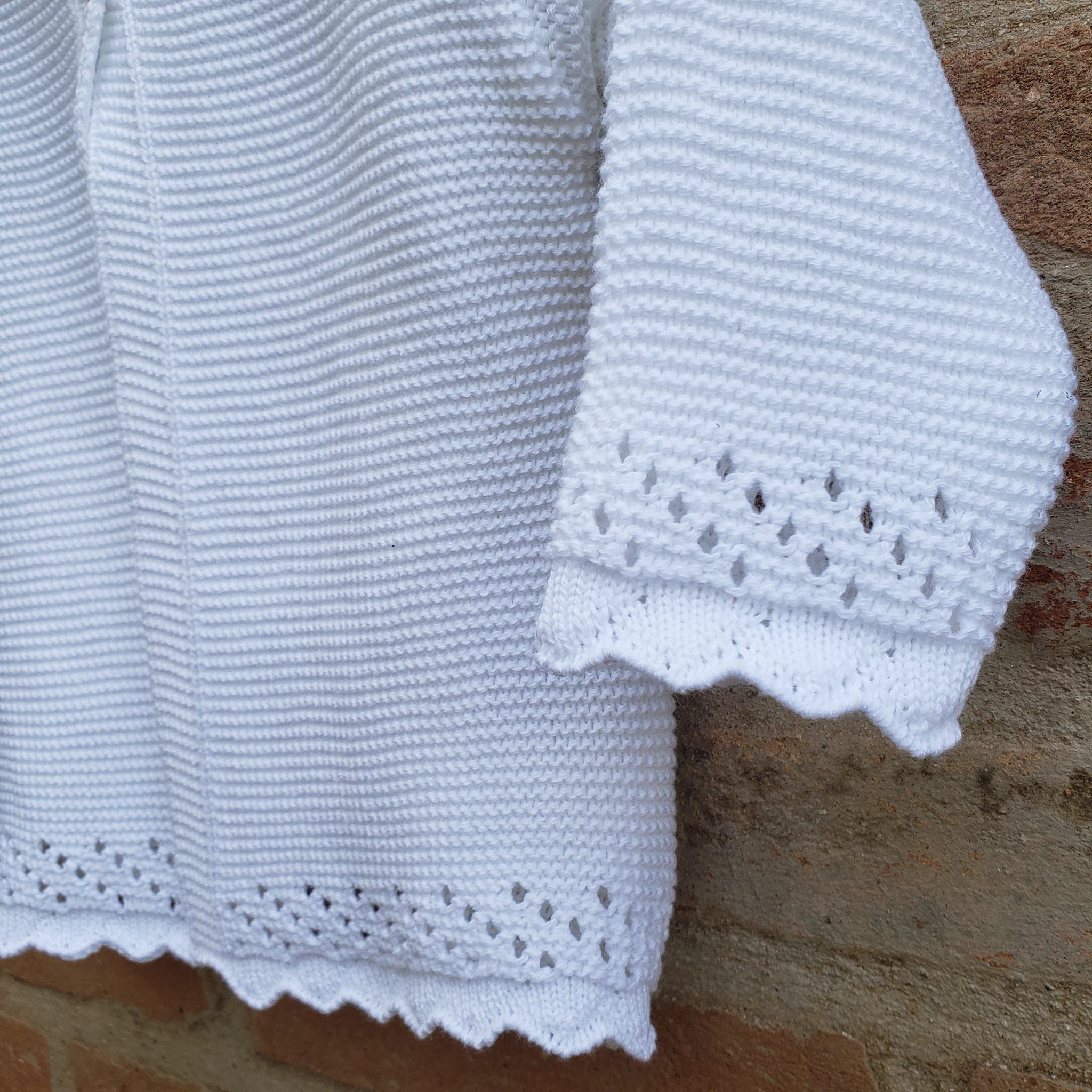 Casaqueto de Tricot Bebê Cora Branco