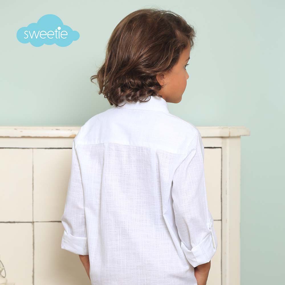 Camisa Scott Branca - Infanto Juvenil - Costas