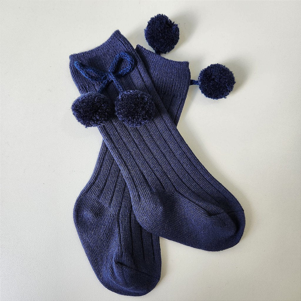 Meia Infantil Pompom